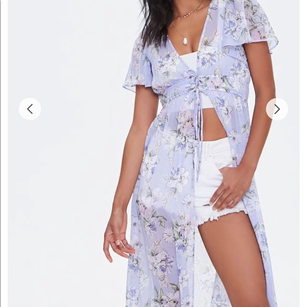 Forever 21 woven lavender plus size top